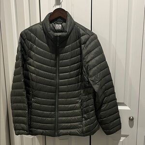 32 Degrees Winter Packable Puffer Jacket Coat Green  XL New Without Tags